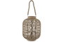 DKD Home Decor Portavelas Bambú y Cristal Natural