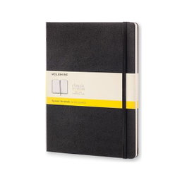 Moleskine Cuaderno Classic tapa dura cuadricula X-Large negro
