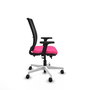PIQUERAS Y CRESPO Silla de oficina Haches Rosa y Negro