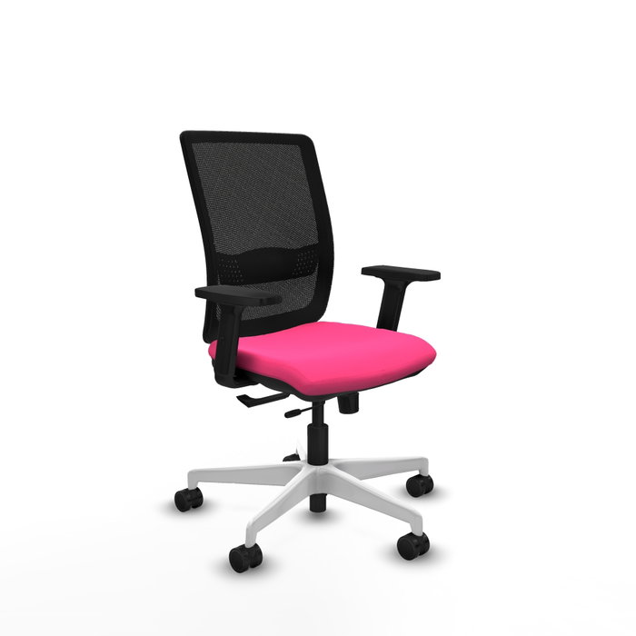 PIQUERAS Y CRESPO Silla de oficina Haches Rosa y Negro PIQUERAS Y CRESPO Silla de oficina Haches Rosa y Negro
