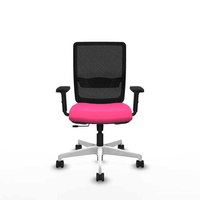 PIQUERAS Y CRESPO Silla de oficina Haches Rosa y Negro PIQUERAS Y CRESPO Silla de oficina Haches Rosa y Negro