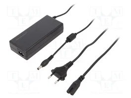 Qoltec Fuente de alimentación de escritorio 72W 12V 6A 5.5*2.1 mm con cable de alimentación