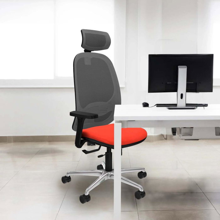 PIQUERAS Y CRESPO Silla de oficina Cilanco con mecanismo Sincro/Traslack Amarillo/Negro PIQUERAS Y CRESPO Silla de oficina Cilanco con mecanismo Sincro/Traslack Amarillo/Negro