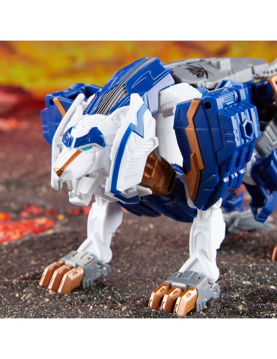Hasbro Transformers Thundertron Figura Articulada Robot León Cibernético 17,5cm Conversión 24 Pasos