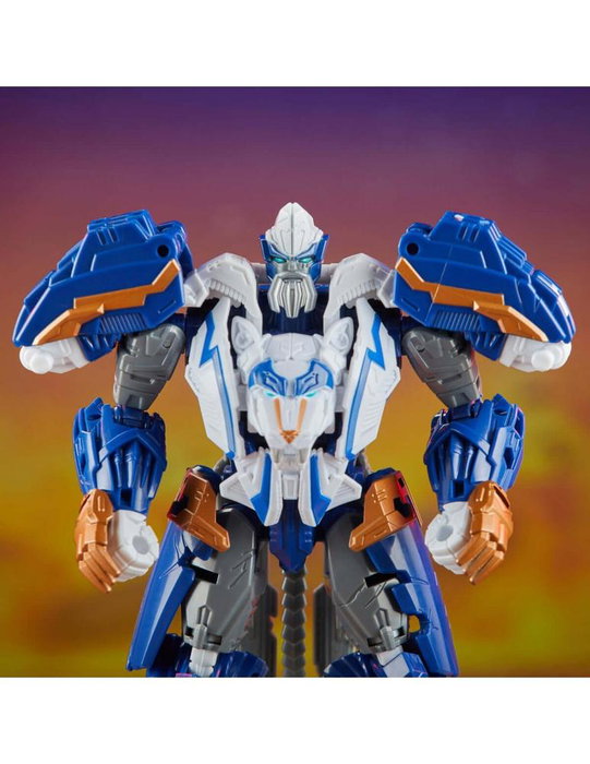 Hasbro Transformers Thundertron Figura Articulada Robot León Cibernético 17,5cm Conversión 24 Pasos