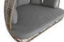 DKD Home Decor Cama Chill Out Terraza Y Jardin Ratán Sintético Aluminio 198 x 168 x 168 cm