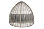 DKD Home Decor Cama Chill Out Terraza Y Jardin Ratán Sintético Aluminio 198 x 168 x 168 cm