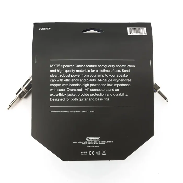 MXR Cable de altavoz HD de 1,829 m MXR Cable de altavoz HD de 1,829 m