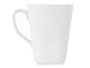 Vessia Taza de Desayuno de Porcelana Cuadrada Blanca 450 ml para Microondas y Lavavajillas - 12.5x11.4x9.2 cm (Set de 24)