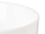 Vessia Taza de Desayuno de Porcelana Cuadrada Blanca 450 ml para Microondas y Lavavajillas - 12.5x11.4x9.2 cm (Set de 24)