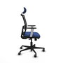 PIQUERAS Y CRESPO Silla de oficina Yunquera con mecanismo Sincro/Traslack Azul marino