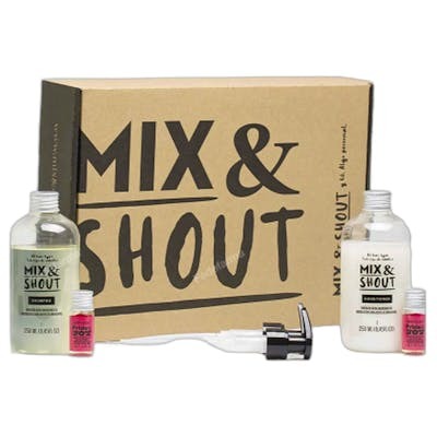 Mix & Shout Rutina Protectora de 4 Piezas para Todo Tipo de Cabello