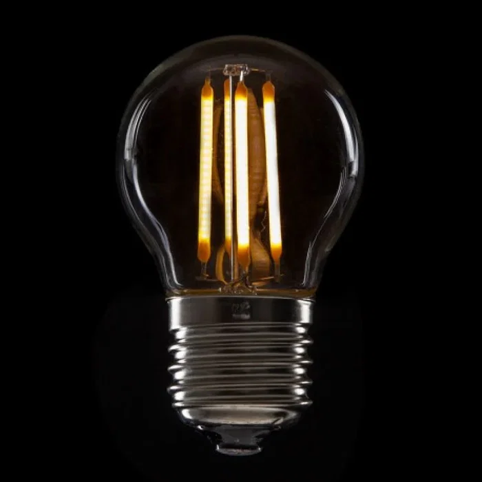 WO-LF Bombilla LED E27 4W 288Lm 2700ºK Filamento G45 40.000H [G45-E27-4W-WW-EP06]
