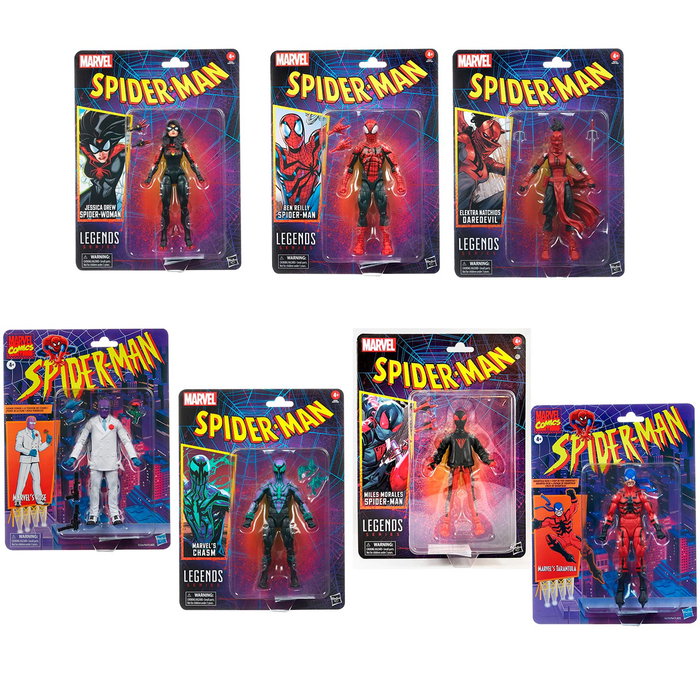Hasbro Marvel Legends Spiderman Ben Reilly Figura Acción 15cm 2 Manos Alternativas Surtido +4 Años Hasbro Marvel Legends Spiderman Ben Reilly Figura Acción 15cm 2 Manos Alternativas Surtido +4 Años