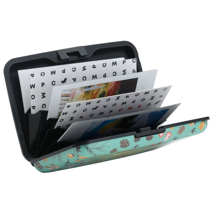 CMP General Tarjetero Anti-Rfid Pradera con 6 Compartimentos y Protección RFID Medidas 7.5x11 cm CMP General Tarjetero Anti-Rfid Pradera con 6 Compartimentos y Protección RFID Medidas 7.5x11 cm