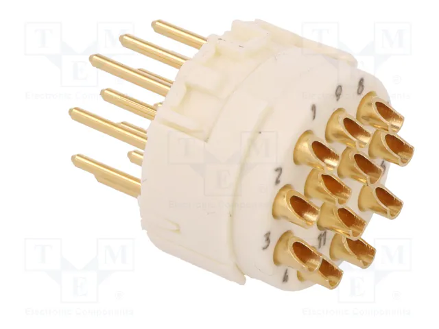 HARTING Conector M23 macho de 12 pines para soldar industrial HARTING Conector M23 macho de 12 pines para soldar industrial