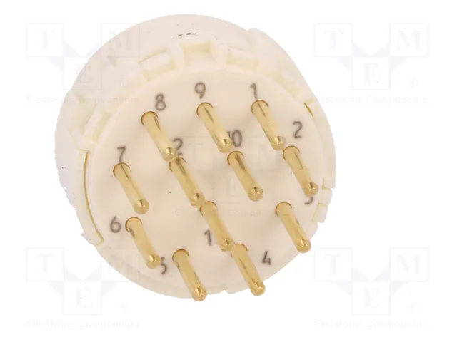 HARTING Conector M23 macho de 12 pines para soldar industrial HARTING Conector M23 macho de 12 pines para soldar industrial