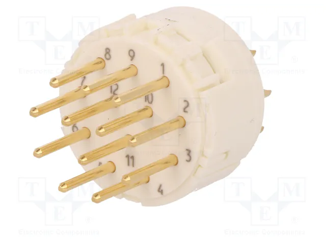 HARTING Conector M23 macho de 12 pines para soldar industrial HARTING Conector M23 macho de 12 pines para soldar industrial