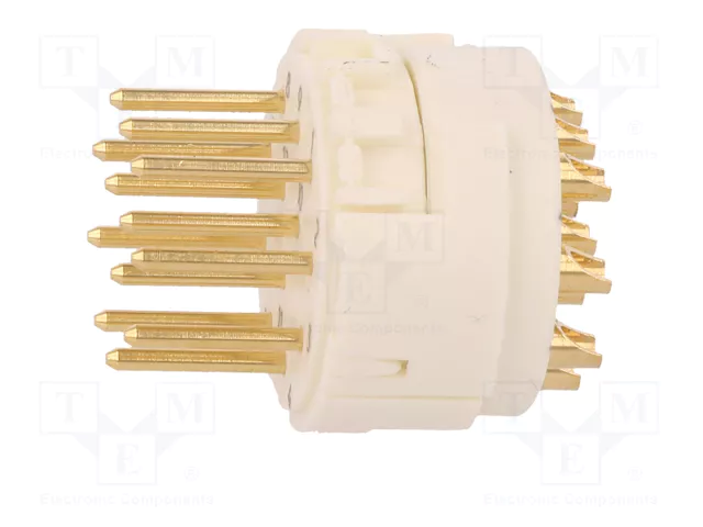 HARTING Conector M23 macho de 12 pines para soldar industrial HARTING Conector M23 macho de 12 pines para soldar industrial