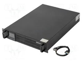 Qoltec 53947 UPS RACK 3KVA 2400 W LCD