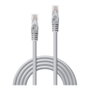 Lindy - Cable de Red Ethernet LAN CAT5e U/UTP, Gris, 2 Metros, para Conectividad y Redes
