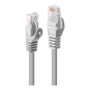Lindy - Cable de Red Ethernet LAN CAT5e U/UTP, Gris, 2 Metros, para Conectividad y Redes