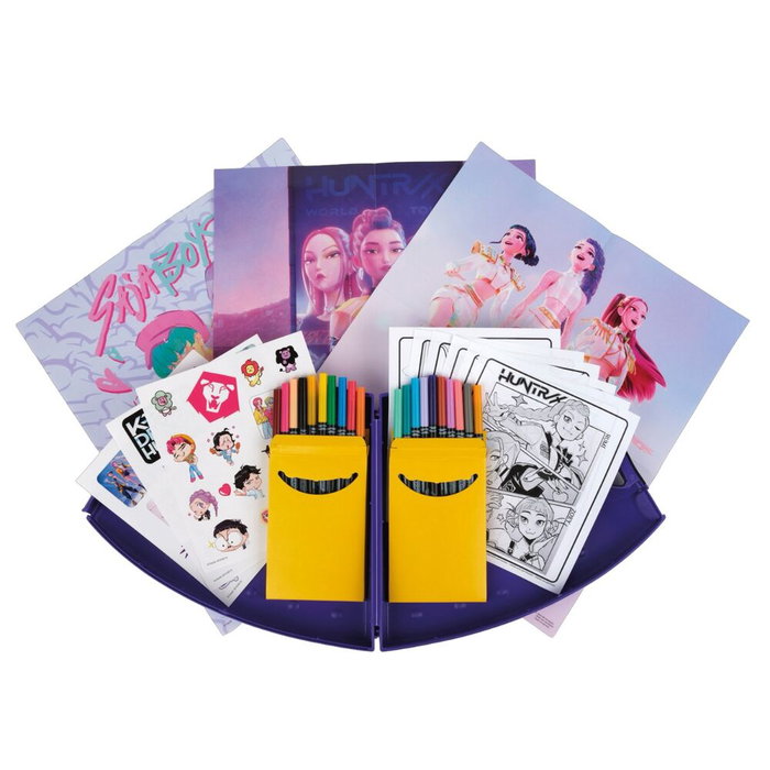 CRAYOLA Super Maletín Trendy K-POP Demon Hunters 65 pzs