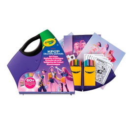 CRAYOLA Super Maletín Trendy K-Pop Demon Hunters 65 Piezas