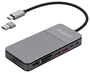 Ewent EW1156 Hub USB-C 8 en 1 con carcasa SSD M.2 NVMe y HDMI 4K
