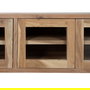 Mueble Tv Natural Madera de Acacia Salón 180 X 50 X 40 cm