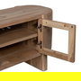 Mueble Tv Natural Madera de Acacia Salón 180 X 50 X 40 cm
