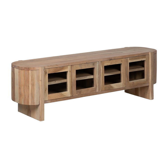 Ixia Mueble TV Natural Madera de Acacia Salón 180 x 50 x 40 cm Ixia Mueble TV Natural Madera de Acacia Salón 180 x 50 x 40 cm