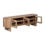 Ixia Mueble TV Natural Madera de Acacia Salón 180 x 50 x 40 cm