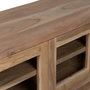 Ixia Mueble TV Natural Madera de Acacia Salón 180 x 50 x 40 cm