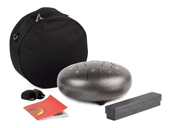 Hayman Tongue Drum de 10” Do Mayor 11 Notas Gris Hayman Tongue Drum de 10” Do Mayor 11 Notas Gris