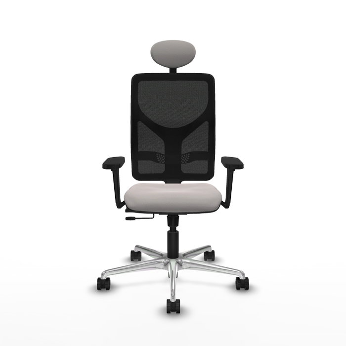 PIQUERAS Y CRESPO Silla de oficina Motilla Blanco/Negro con mecanismo Sincro/Traslack PIQUERAS Y CRESPO Silla de oficina Motilla Blanco/Negro con mecanismo Sincro/Traslack