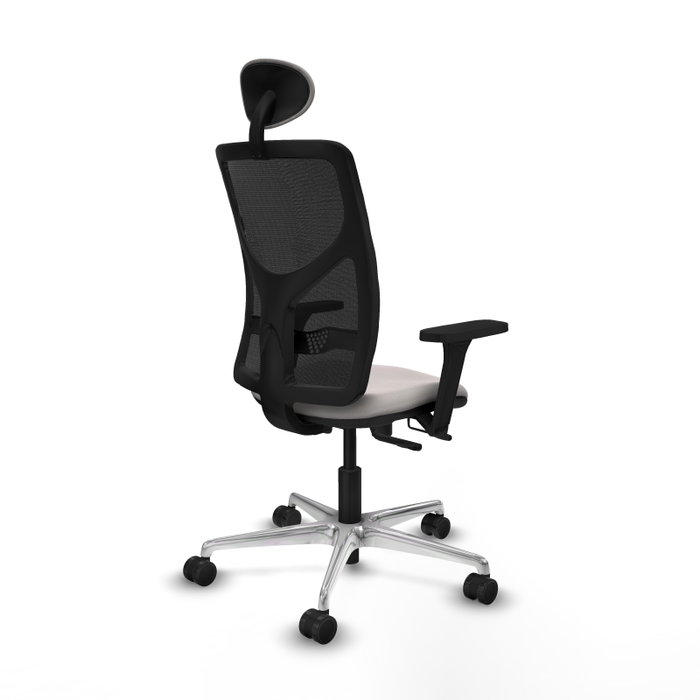 PIQUERAS Y CRESPO Silla de oficina Motilla Blanco/Negro con mecanismo Sincro/Traslack PIQUERAS Y CRESPO Silla de oficina Motilla Blanco/Negro con mecanismo Sincro/Traslack