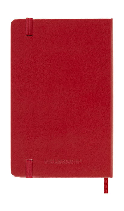 Moleskine DHF218WN2Y26 Agenda 18M Semanal 2025-2026 Tapa Dura Rojo 9 x 14 cm