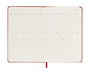 Moleskine DHF218WN2Y26 Agenda 18M Semanal 2025-2026 Tapa Dura Rojo 9 x 14 cm