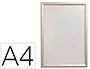 Q-connect Marco Porta Anuncios Aluminio Din A4 24x32,7x1,2 cm Plata