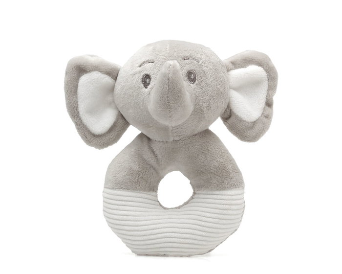 KioKids Dolci Amici Sonajero Peluche Elefante Gris 13 cm KioKids Dolci Amici Sonajero Peluche Elefante Gris 13 cm