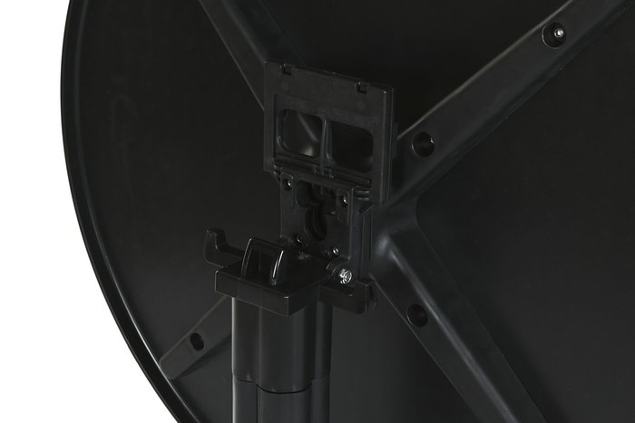 DKD Home Decor Mesa Terraza y Jardin Negro Metal y PP 80 x 75 x 80 cm