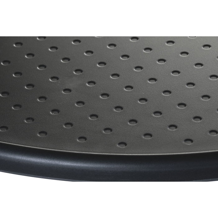 DKD Home Decor Mesa de Metal y PP Reciclado Negra 80x80x75