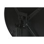 DKD Home Decor Mesa de Metal y PP Reciclado Negra 80x80x75