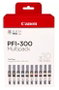 Canon Multipack de tinta PFI-300 con 10 cartuchos