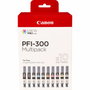 Canon PFI-300 Multipack de 10 Cartuchos de Tinta Original
