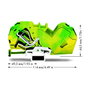 WAGO 785-607 Borna de protección de conductor de 2 polos para 35 mm² verde-amarillo