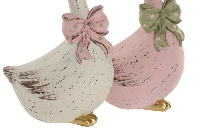 DKD Home Decor Figura de Pato en Resina Surtida