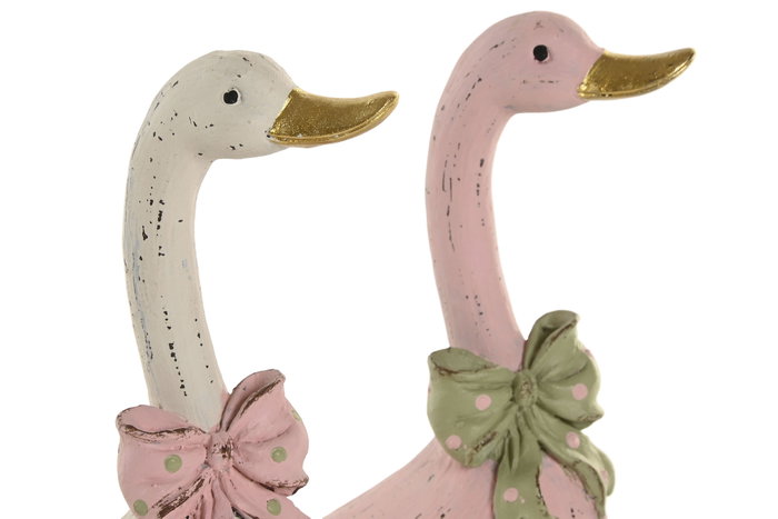 DKD Home Decor Figura de Pato en Resina Surtida