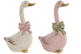 DKD Home Decor Figura de Pato en Resina Surtida